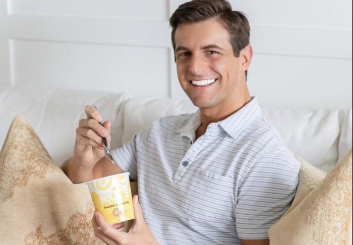 An ad for Nick's Ice Cream.
