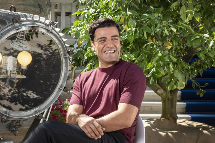 Oscar Isaac poses for portraits for the film 'The Card Counter' during the 78th edition of the Venice Film Festival in Venice, Italy. 