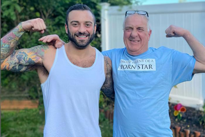 Drew Valentino and his dad