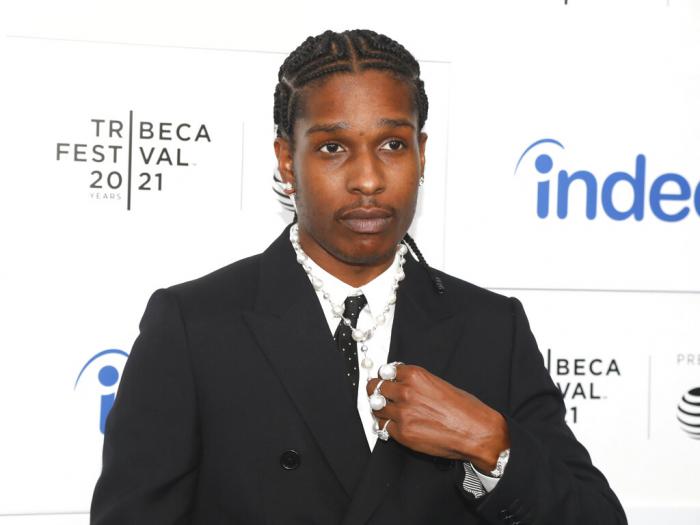 A$AP Rocky attends the premiere for "Stockholm Syndrome," during the 20th Tribeca Festival at The Battery.