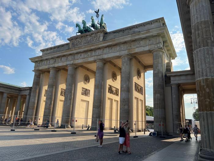 The Brandenburg Gate in Berlin