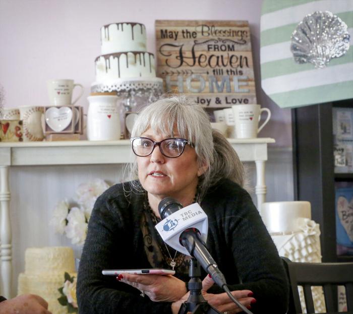 Cathy Miller talks during an interview with The Californian in 2018, in Bakersfield, Calif.