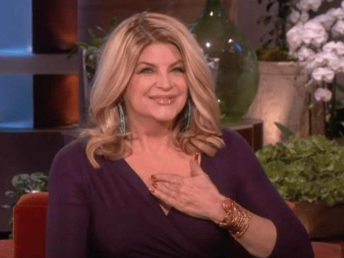Kirstie Alley on "The Ellen Show"