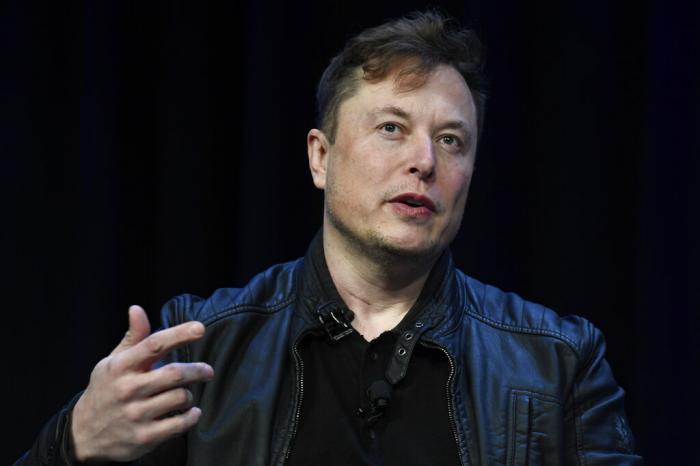 Tesla and SpaceX Chief Executive Officer Elon Musk speaks at the SATELLITE Conference and Exhibition in Washington, Monday, March 9, 2020.