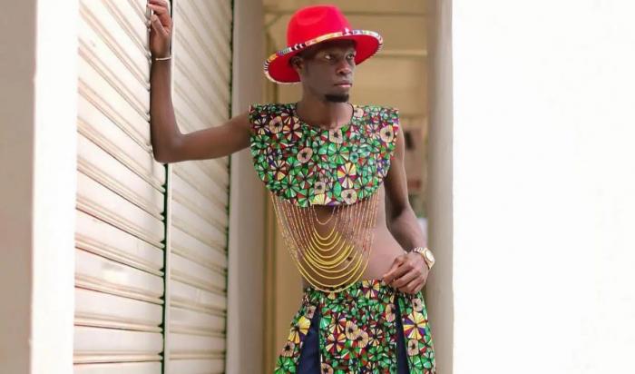 LGBT activist Edwin Chiloba poses in Eldoret, Kenya.