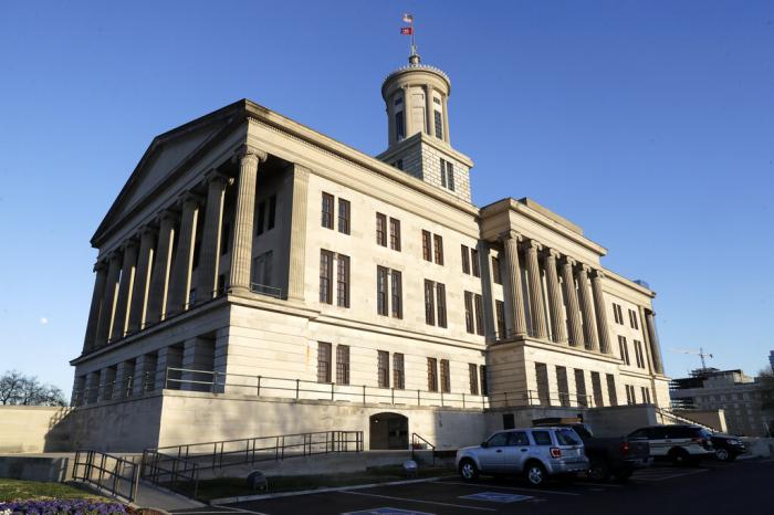 The Tennessee State Capitol in Nashville, Tenn., is shown Jan. 8, 2020. 