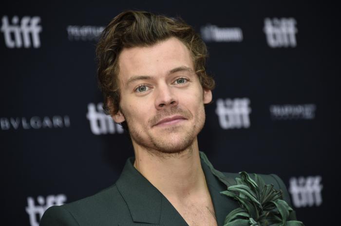 Harry Styles attends the premiere of "My Policeman" during the Toronto International Film Festival, Sept. 11, 2022, in Toronto.