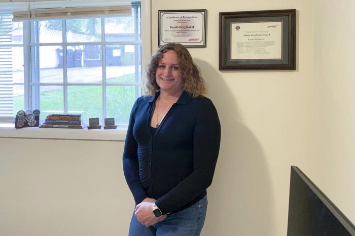 Former longtime BNSF worker Randi Berghorst 