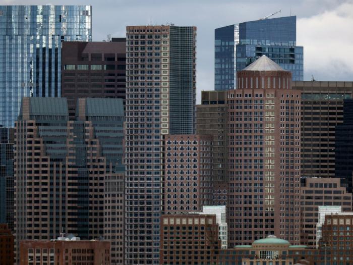 The Boston skyline, Thursday, Jan. 26, 2023, in Boston. Some of the largest U.S. cities challenging their 2020 census numbers aren't getting the results they hoped for from the U.S. Census Bureau. (AP Photo/Michael Dwyer, File)