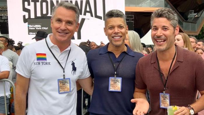 Dr. William Kapfer, Wilson Cruz and Joshua Cruz