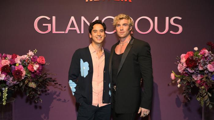  Michael Hsu Rosen and Zane Phillips attend Netflix's Glamorous Clips & Conversation at Netflix Home Theater on June 20, 2023 in Los Angeles, California. (Photo by Charley Gallay/Getty Images for Netflix)