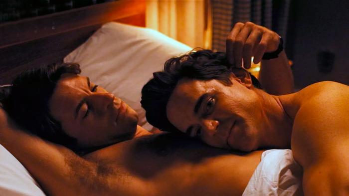 Jonathan Bailey and Matt Bomer in "Fellow Travelers"