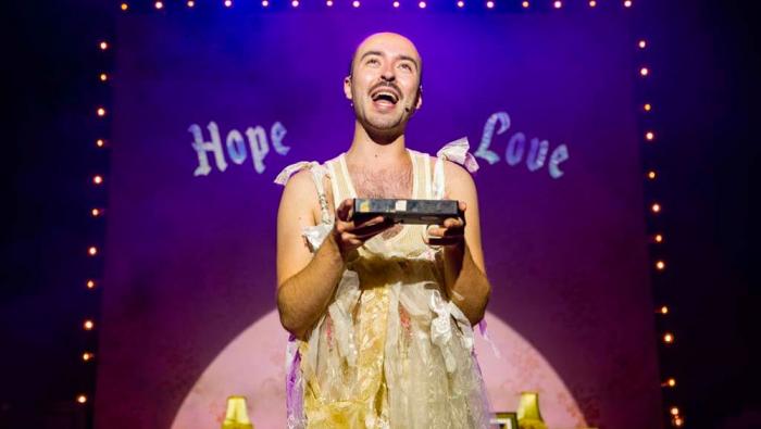 Rob Madge in a promotional photo for "My Son's A Queer (But What Can You Do?)"