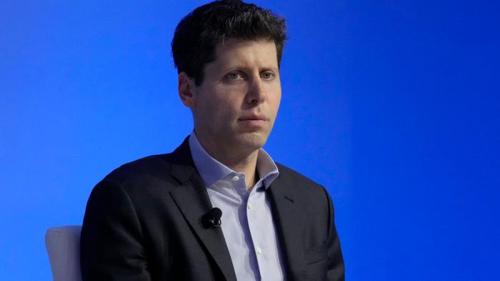 OpenAI CEO Sam Altman participates in a discussion during the Asia-Pacific Economic Cooperation (APEC) CEO Summit, Nov. 16, 2023, in San Francisco. 