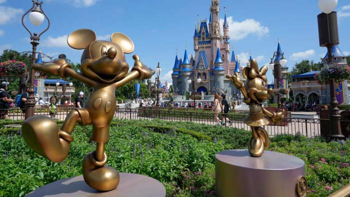 The Cinderella Castle is seen at the Magic Kingdom at Walt Disney World, July 14, 2023, in Lake Buena Vista, Fla.