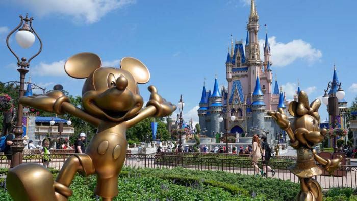 The Cinderella Castle is seen at the Magic Kingdom at Walt Disney World, July 14, 2023, in Lake Buena Vista, Fla.