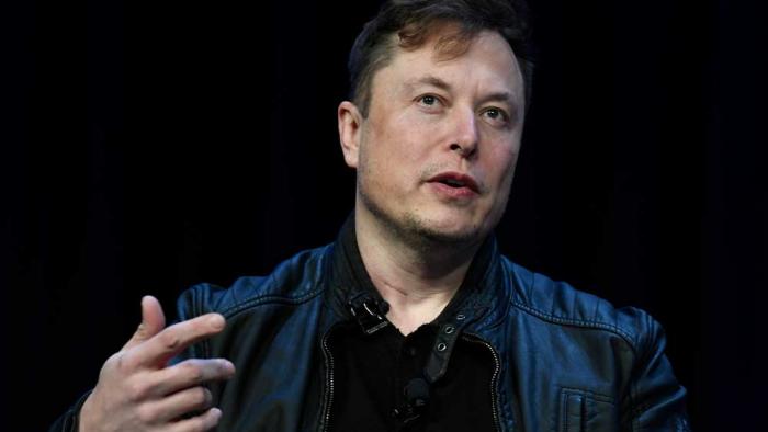 Tesla and SpaceX CEO Elon Musk speaks at the SATELLITE Conference and Exhibition in Washington, March 9, 2020