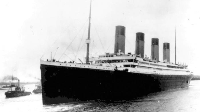 The Titanic leaves Southampton, England, April 10, 1912, on her maiden voyage. (AP Photo, File)