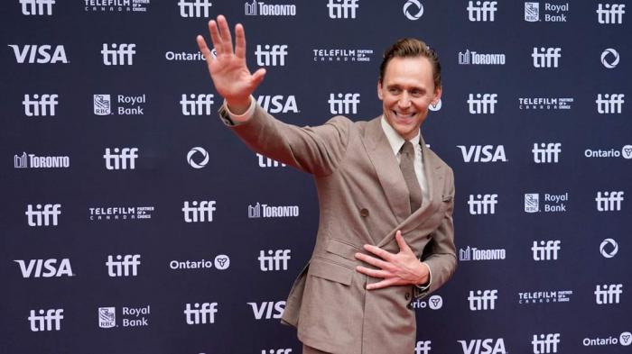 Tom Hiddleston attends the premiere of "The Life of Chuck" during the Toronto International Film Festival on Friday, Sept. 6, 2024, at Princess of Wales Theatre in Toronto. (AP Photo/Chris Pizzello)