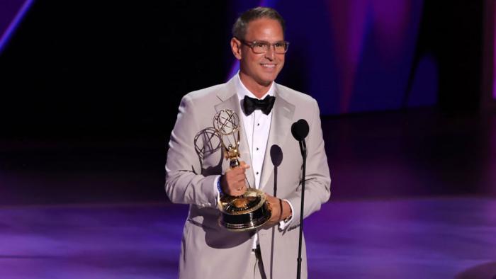 Honoree Greg Berlanti accepts the Governors Award onstage during the 76th Primetime Emmy Awards at Peacock Theater on September 15, 2024 in Los Angeles, California