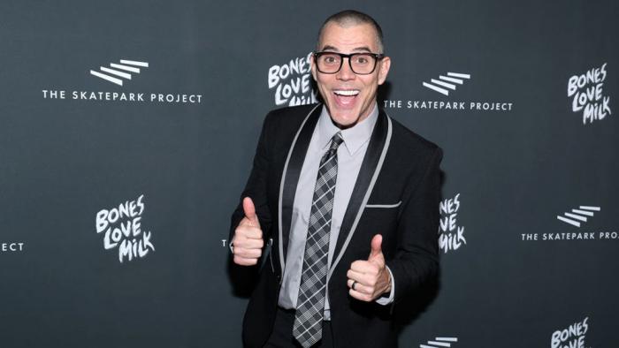 Steve-O attends The Skatepark Project Gala at Chateau Marmont on November 17, 2023 in Los Angeles, California