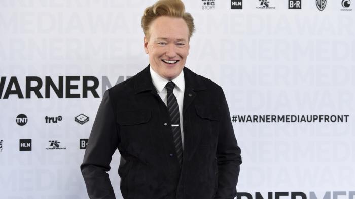 Conan O'Brien appears at the WarnerMedia Upfront in New York on May 15, 2019.