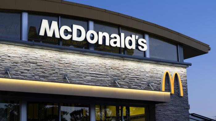 A McDonald's restaurant stands in Albany, Ore., April 29, 2024.