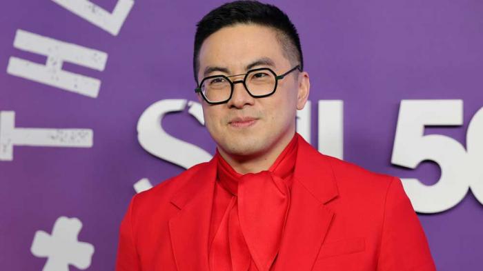Bowen Yang attends SNL50: The Homecoming Concert at Radio City Music Hall on February 14, 2025 in New York City.