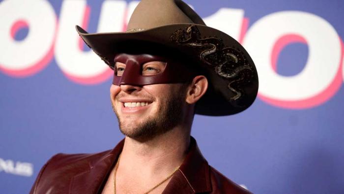 Orville Peck attends the Out100 Event 2024 at NeueHouse Hollywood on December 11, 2024 in Hollywood, California. (Photo by Presley Ann/Getty Images for Out.com / equalpride)