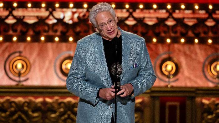 Harvey Fierstein speaks onstage during The 77th Annual Tony Awards at David H. Koch Theater at Lincoln Center on June 16, 2024 in New York City. (Photo by Theo Wargo/Getty Images for Tony Awards Productions)