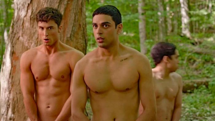 Benito Skinner and Rish Shah in "Overcompensating"