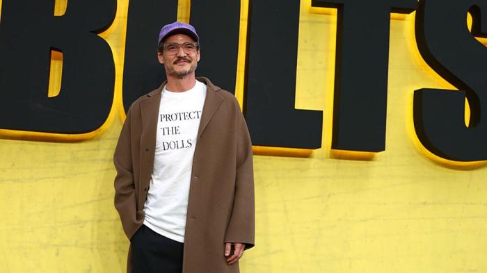 Pedro Pascal attends the European Premiere of Marvel Studios' 'Thunderbolts*' at Cineworld Leicester Square on April 22, 2025 in London, England