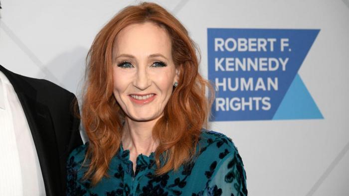 Author J.K. Rowling arrives at the RFK Ripple of Hope Awards at New York Hilton Midtown on December 12, 2019 in New York City