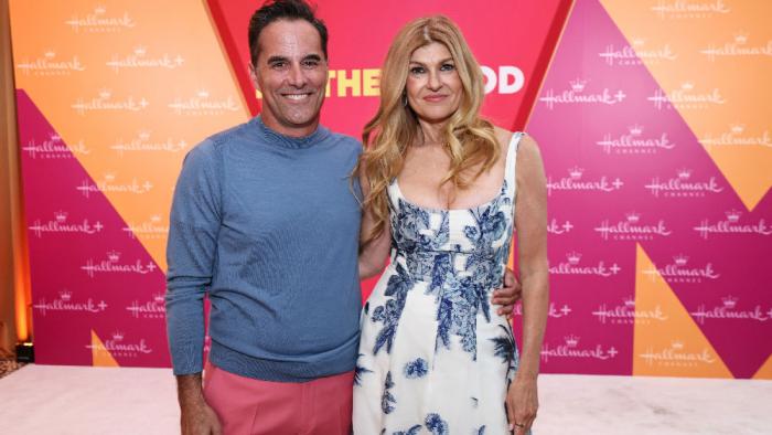 David Windsor and Connie Britton attend "The Motherhood" Press Luncheon with Connie Britton Hosted by Hallmark Channel on Thursday, May 1, 2025 at Glasshouse on the Park in New York City. (Photo by Jamie McCarthy/Getty Images for Hallmark Media)