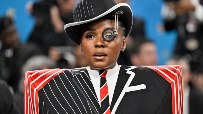 Janelle Monae attends The Metropolitan Museum of Art's Costume Institute benefit gala celebrating the opening of the "Superfine: Tailoring Black Style" exhibition on Monday, May 5, 2025, in New York