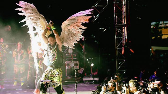 Sufjan Stevens performs at the 2016 Panorama NYC - Alternative Views at Randall's Island on July 23, 2016 in New York City