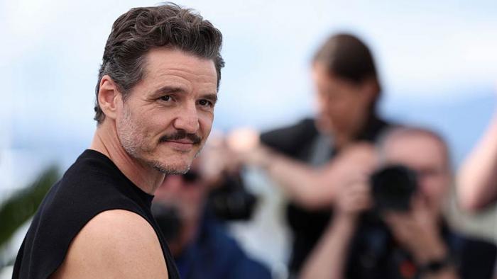 Pedro Pascal poses during the "Eddington" photocall at the 78th annual Cannes Film Festival at Palais des Festivals on May 17, 2025 in Cannes, France
