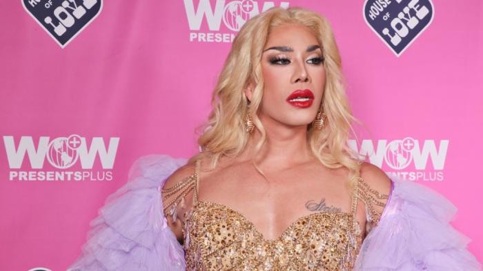 Pangina Heals attends International Drag Day at World Of Wonder on July 18, 2023 in Los Angeles, California.