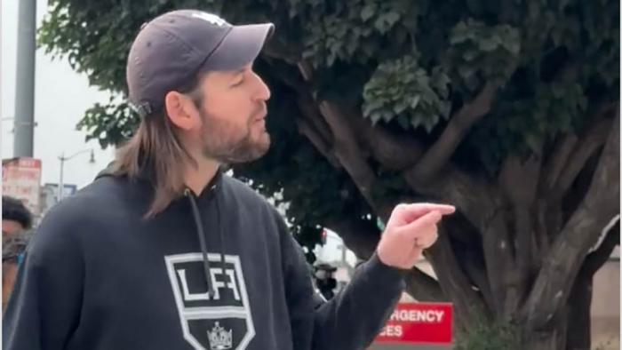 Fearless L.A. Protestor May Be a Superhero — But He's Not Marvel Actor Wyatt Russell