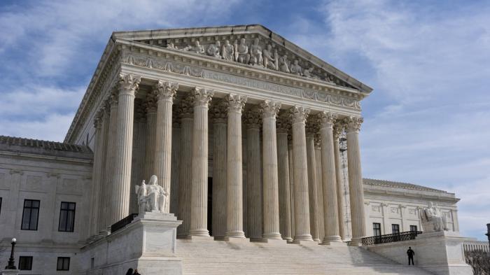 The Supreme Court is seen on Capitol Hill in Washington, Dec. 17, 2024. 