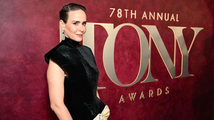 Sarah Paulson attends The 78th Annual Tony Awards at Radio City Music Hall on June 08, 2025 in New York City