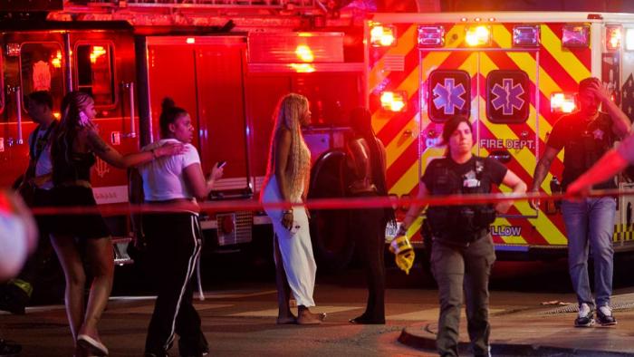 Officers work the scene of a shooting Wednesday, July 2, 2025, in Chicago