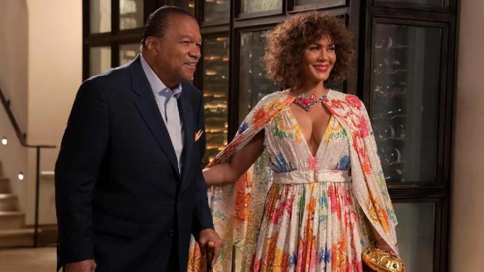 Billy Dee Williams and Nicole Ari Parker in 'And Just Like That'.<br>Credit: Craig Blakenhorn/Max<br>