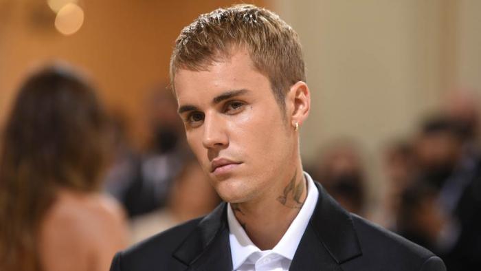 Justin Bieber attends The Metropolitan Museum of Art's Costume Institute benefit gala on Sept. 13, 2021, in New York