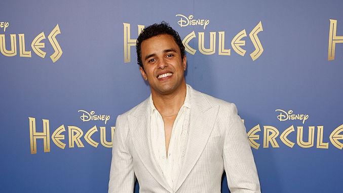 Luke Brady poses after the World Premiere of Disney's "Hercules" at the Theatre Royal Drury Lane on June 24, 2025 in London, England. 