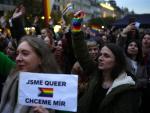 Thousands Rally In Bratislava to Honor 2 Gay Men Shot Dead
