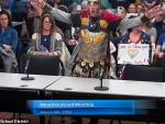 Man Dresses as Julius Caesar to Protest LGBTQ+ Teacher's Attire