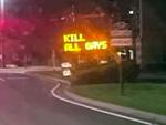Hacked Orlando Digital Traffic Sign Sends Disturbing Message: 'Kill All Gays'