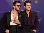 Jonathan Bailey's Chest Hair Turns Heads With Matt Bomer