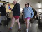 No Pants? No Problem. London Subway Riders Bare their Legs to Brighten a Gray Winter Day